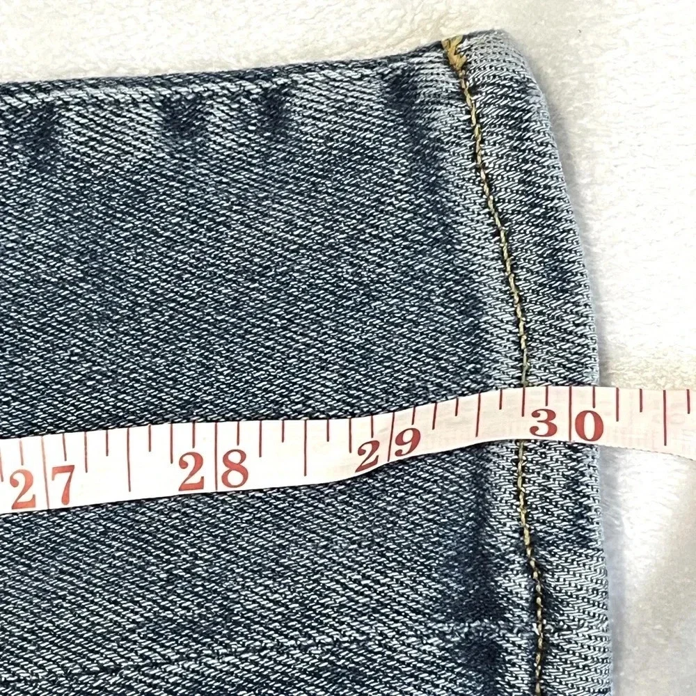 Guess big girls button up front skinny jeans hi waist stretch denim size 7 NWOT